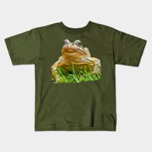 Frog looking for his Princess Kids T-Shirt